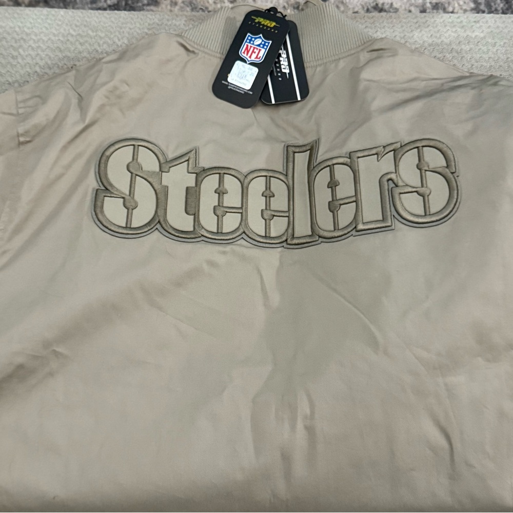 NFL Steelers Tan Jacket